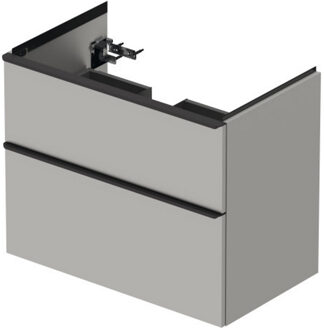 Duravit Badmeubel Duravit D-Neo Wand 78.4x45.2x62.5 cm Links Mat Betongrijs