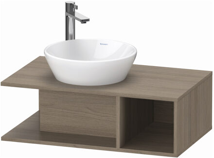 Duravit Badmeubel Duravit D-Neo Wand 80x48x26 cm Rechts Mat Eiken Terra