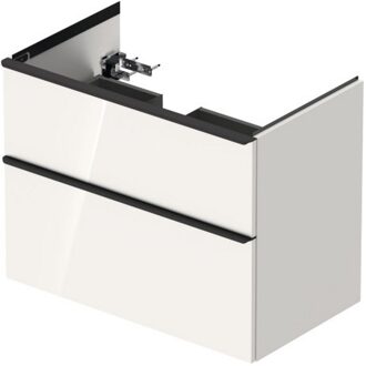 Duravit Badmeubel Duravit D-Neo Wand 81x46.2x62.5 cm Links Hoogglans Wit