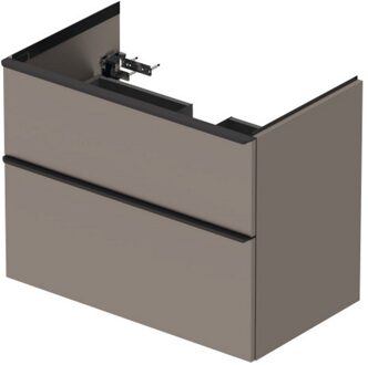 Duravit Badmeubel Duravit D-Neo Wand 81x46.2x62.5 cm Mat Basalt Grijs