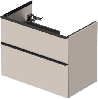 Duravit Badmeubel Duravit D-Neo Wand 81x46.2x62.5 cm Rechts Mat Taupe Duravit