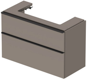 Duravit Badmeubel Duravit D-Neo Wand 98.4x44.2x62.5 cm Mat Basalt Grijs