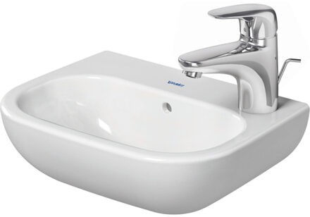 Duravit D Code fontein met kraangat links 36x27cm wit