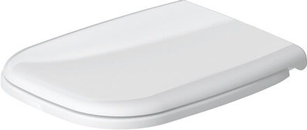 Duravit D-code WC-zitting 44.3x35.9x5cm compact met softclose Kunststof wit Glanzend