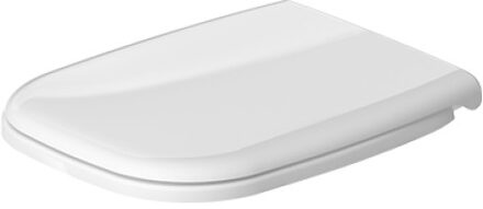 Duravit D-code WC-zitting 44.3x35.9x5cm compact met softclose Kunststof wit Glanzend