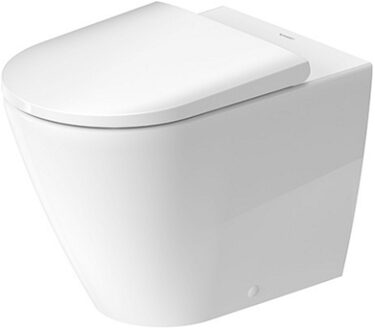 Duravit D-Neo staand toilet met antibacteriële laag 37x58x40cm Wit
