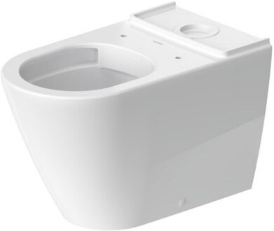 Duravit D-Neo staand toilet voor stortbak en antibacteriële laag 37x65x40cm Wit