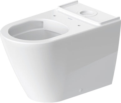 Duravit D-Neo staand toilet voor stortbak en antibacteriële laag 37x65x40cm Wit