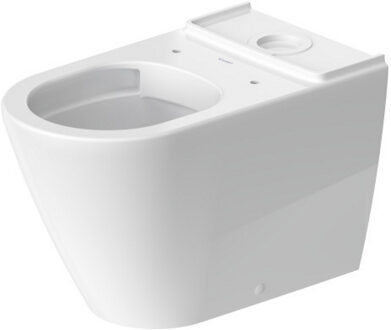 Duravit D-Neo staand toilet voor stortbak en antibacteriële laag 37x65x40cm Wit
