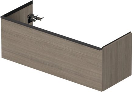 Duravit D-Neo wastafelonderkast 121x44x46.2cm 1 lade Eiken (terra) Mat de426403535 Eiken (Terra) Mat (Hout)