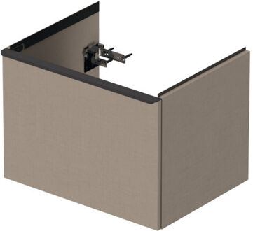 Duravit D-Neo wastafelonderkast 61x44x46.2cm 1 lade Linnen Mat de426107575 Linnen Mat (Bruin)