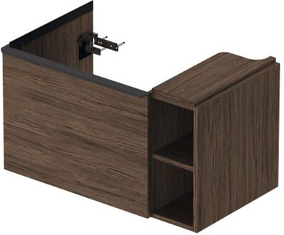 Duravit D-Neo wastafelonderkast 78.4x44x45.2cm 1 lade met softclose Noten (donker) Mat de425802121 Noten (Donker) Mat (Hout)