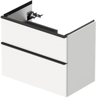 Duravit D-Neo wastafelonderkast 78.4x62.5x45.2cm 2 lades wit Mat de435801818