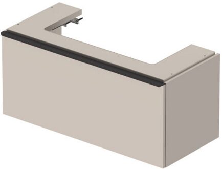 Duravit D-Neo wastafelonderkast 98.4x44x44.2cm 1 lade Taupe Mat de427409191 Taupe Mat (Bruin)