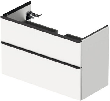 Duravit D-Neo wastafelonderkast 98.4x62.5x45.2cm 2 lades wit Mat de435601818