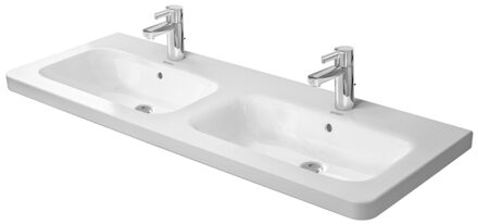 Duravit DuraStyle Dubbele Wastafel 130x48x17 cm Keramiek Glanzend Wit