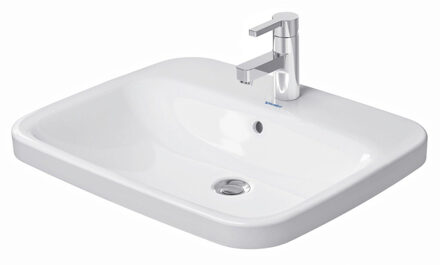 Duravit Durastyle opbouwwastafel 49.5x61.5cm met kraangat-overloop wit