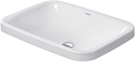 Duravit Durastyle opbouwwastafel 60x43 cm.z/kraangat z/overloop Wit