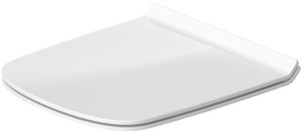 Duravit DuraStyle WC-zitting 43.3x35.9x4.3cm met softclose met quickrelease Kunststof wit Glanzend