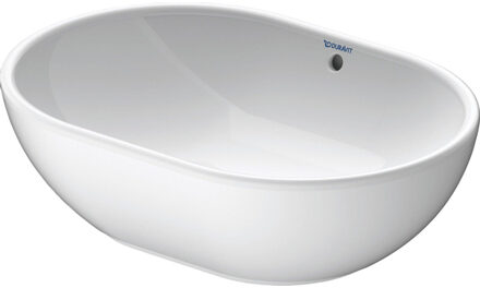 Duravit Foster Opzetwastafel 49.5x35x16.5 cm Ovaal Keramiek Glanzend Wit