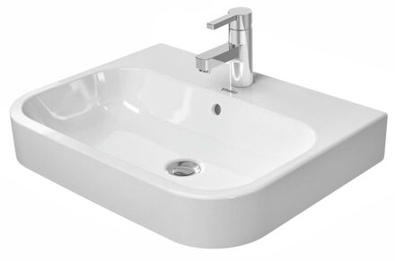 Duravit Happy D.2 Opbouwwastafel 60cm WonderGliss wit