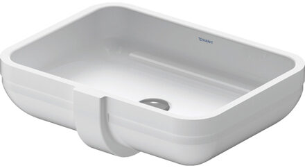 Duravit Happy D.2 Wastafel Inbouw Keramiek 52cm WonderGliss Wit