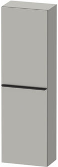 Duravit Hoge Kast Duravit D-Neo Kolomkast Wand 132 cm Linksdraaiend Mat Betongrijs