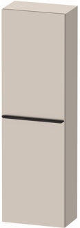 Duravit Hoge Kast Duravit D-Neo Kolomkast Wand 132 cm Linksdraaiend Mat Taupe