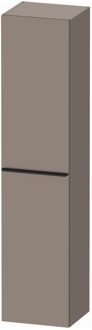 Duravit Hoge Kast Duravit D-Neo Kolomkast Wand 176 cm Linksdraaiend Mat Basalt Grijs