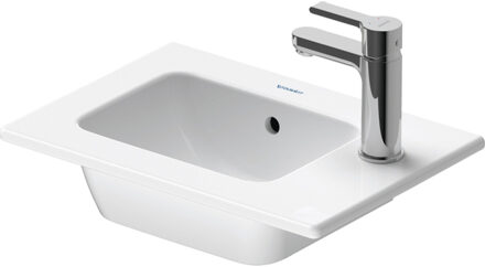 Duravit Me by Starck meubelfontein met 1 kraangat rechts 43 x 30 cm met WonderGliss, wit