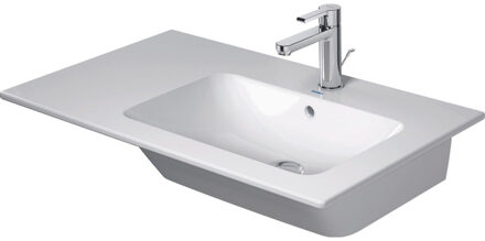 Duravit Me by Starck meubelwastafel kom rechts met kraangat 83 x 49 cm, mat wit