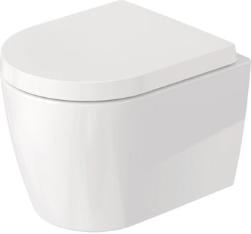 Duravit ME by Starck wandcloset diepspoel Compact Rimless 37x48cm 4.5L met verdekte bevestiging met wondergliss wit