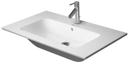 Duravit Me by starck wastafel 83x49cm 1 kraangat met overloop wit