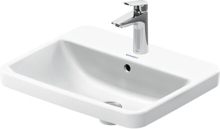 Duravit No.1 inbouwwastafel 55x43.5x17.5cm Hoogglans Wit 03555500272 Wit glans