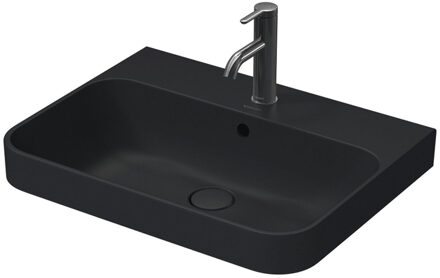 Duravit Opzetwastafel Happy D.2 Plus 60x46 cm Antraciet WonderGliss