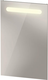 Duravit Spiegel Duravit No.1 Met Horizontale LED Verlichting 45x3.5x70cm Mat Wit