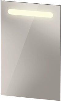 Duravit Spiegel Duravit No.1 Met Horizontale LED Verlichting 45x3.5x70cm Mat Wit