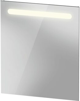 Duravit Spiegel Duravit No.1 Met Horizontale LED Verlichting 60x3.5x70cm Mat Wit