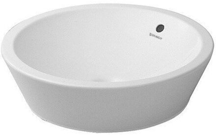 Duravit Starck 1 waskom m. overloop Ø53cm m. WG wit 04475300001