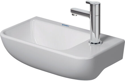 Duravit Starck Me fontein 1 kraangat rechts 40x22cm mat wit