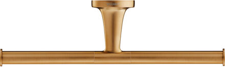 Duravit Starck T Toiletrolhouder - dubbel - zonder klep - brons geborsteld 0099380400 Geborsteld brons