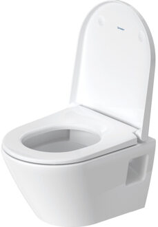 Duravit Toilet Duravit D-Neo Wand Compact Set Rimless Diepspoel 48 cm Hoogglans Wit Duravit