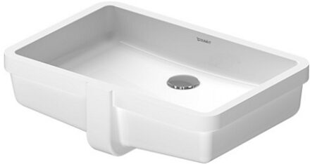 Duravit Vero onderbouwwastafel voor houten console 48.5x31.5cm met overloop zonder kraanvlak wit