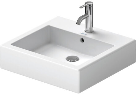 Duravit Vero wastafel 50x47cm 1 kraangat WonderGliss wit