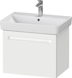 Duravit Wastafelkast Duravit No.1 Met. 1 Lade 59x42.6x47.8cm Met Geïntegreerde greep Mat Wit