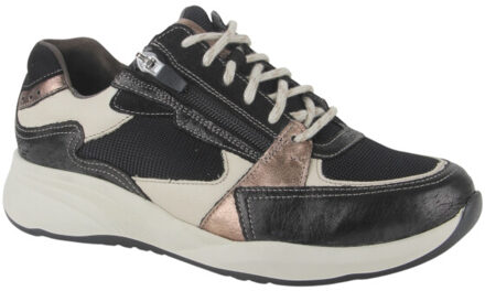 Durea 6295.608.1731-k dames veterschoenen sportief Zwart - 37