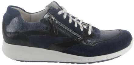 Durea 6306.682.1581-e dames veterschoenen sportief Blauw - 41,5