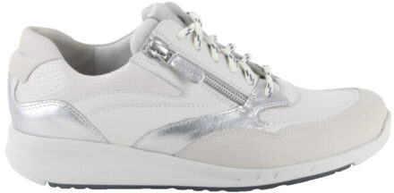Durea 6306.685.1670-h dames veterschoenen sportief 36,5 (3,5) Wit - 37