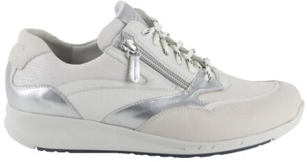 Durea 6306.688.1670-k dames veterschoenen sportief Wit - 40
