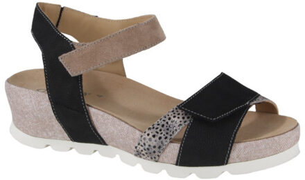 Durea 7403.025.1009-h dames sandalen sportief Zwart - 41